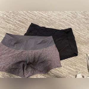 2 pairs!! Lululemon run times short 4inch size 8
